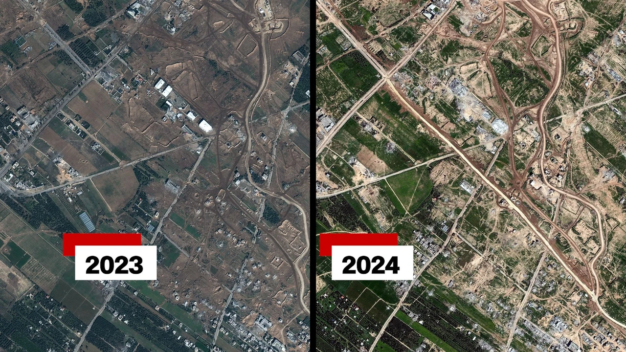 Satellite imagery reveals new Gaza corridor, raises concerns over Israeli army presence