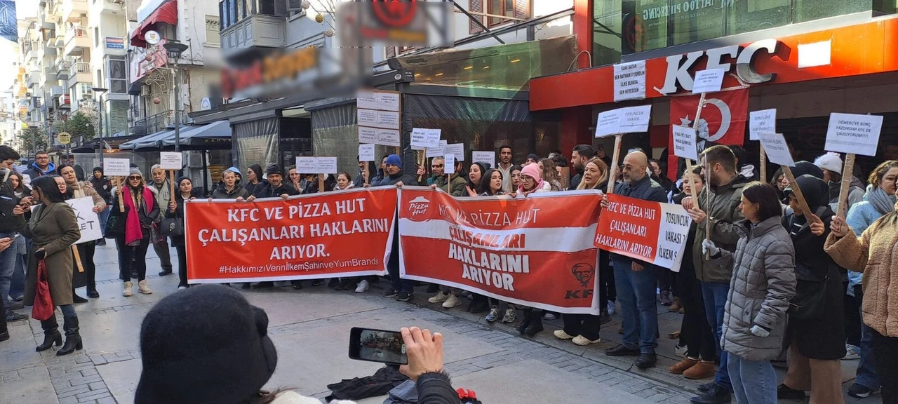 Workers at KFC, Pizza Hut restaurants in Türkiye stage protests over closures – Türkiye Today