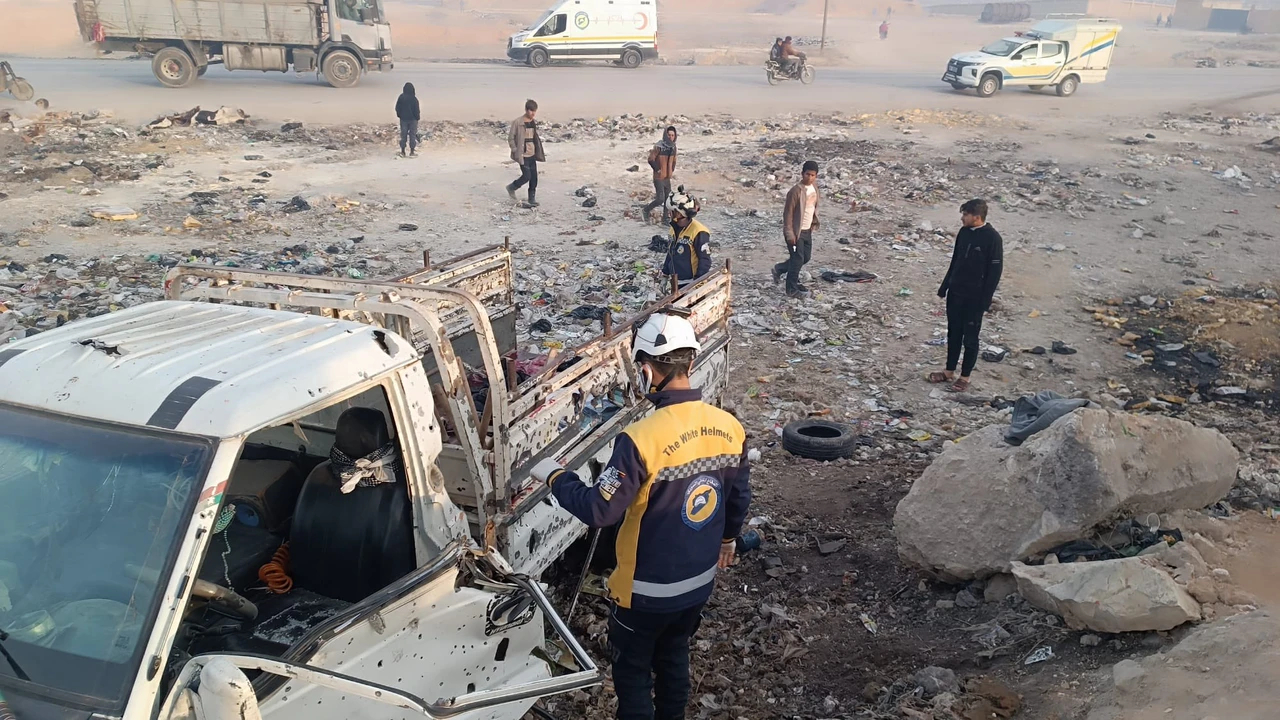 Photo shows aftermath of PKK bombed car attack