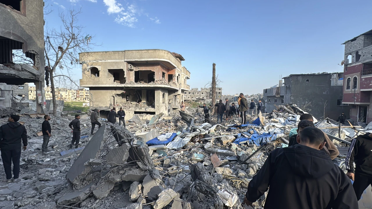 Search and rescue operations are underway amidst the rubble of the collapsed structure