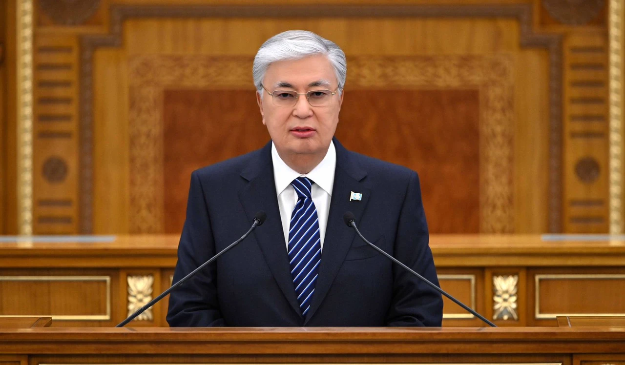 Kazakh President Tokayev emphasizes law, order, and economic progress in annual speech