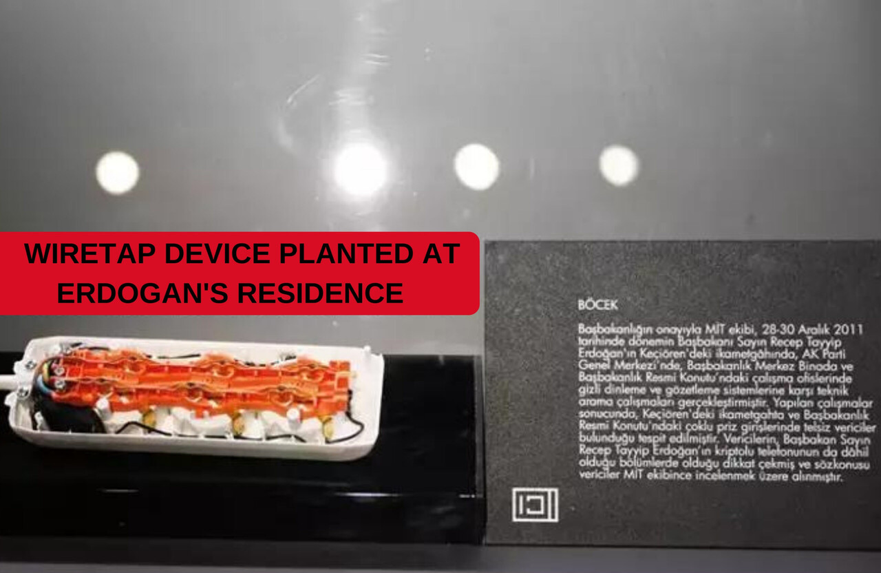 Turkish Intelligence Museum displays wiretap device planted at Erdogan’s residence