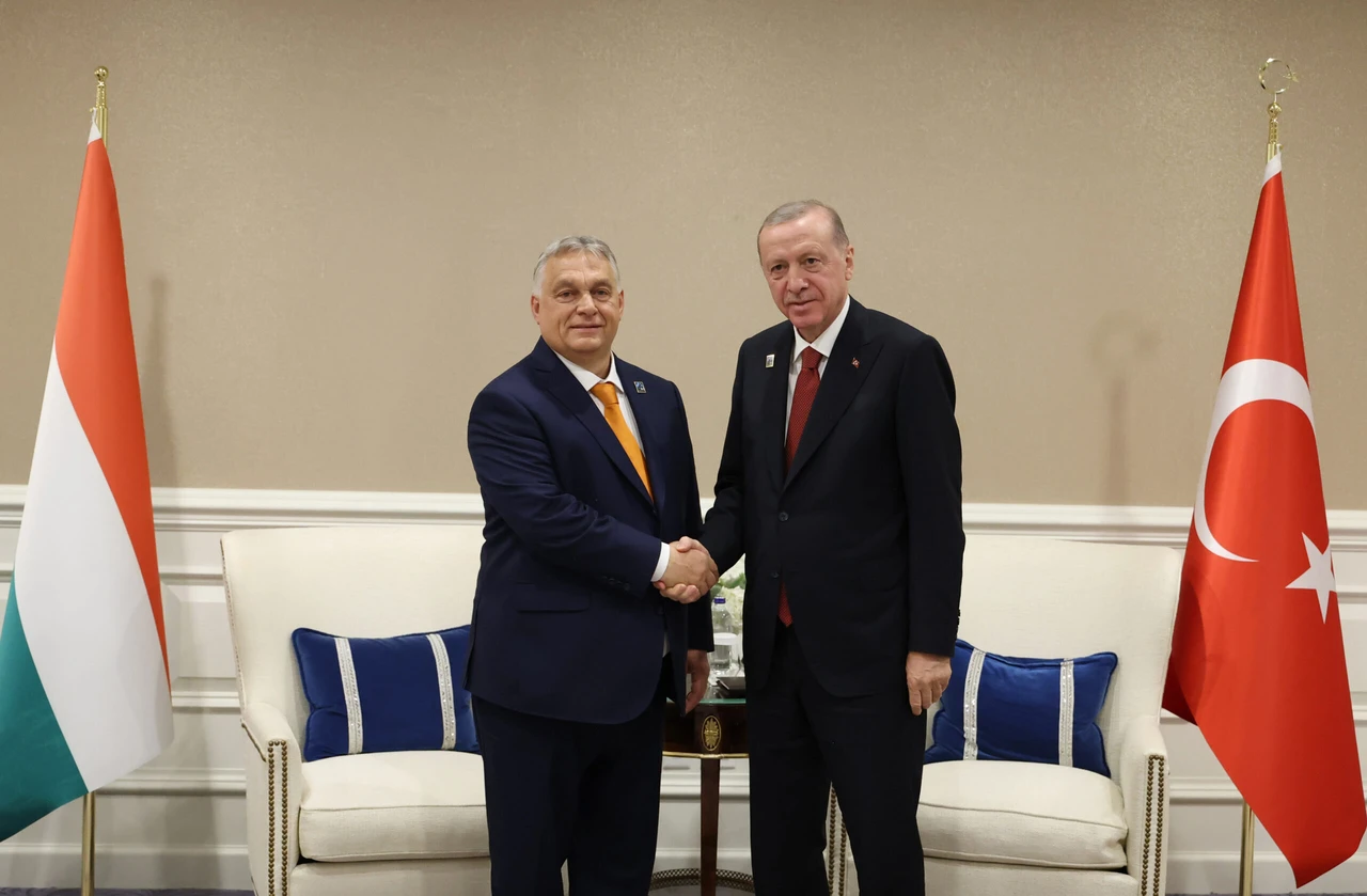 Erdogan and Orban discuss bilateral ties and regional issues at NATO summit