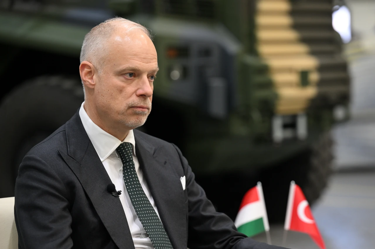 Hungarian Defence Minister Kristof Szalay-Bobrovniczky