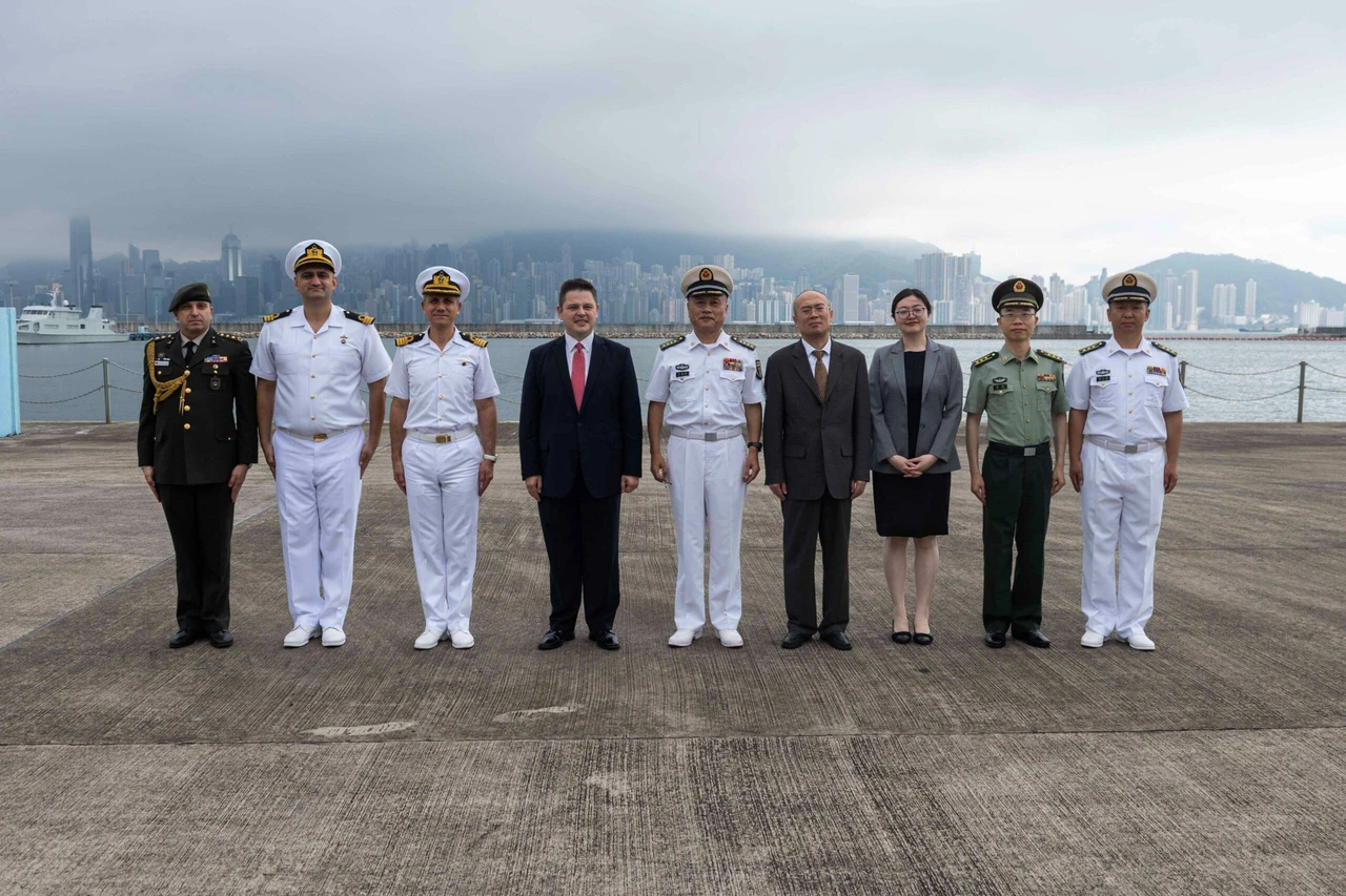 Turkish warship TCG Kinaliada visits Hong Kong