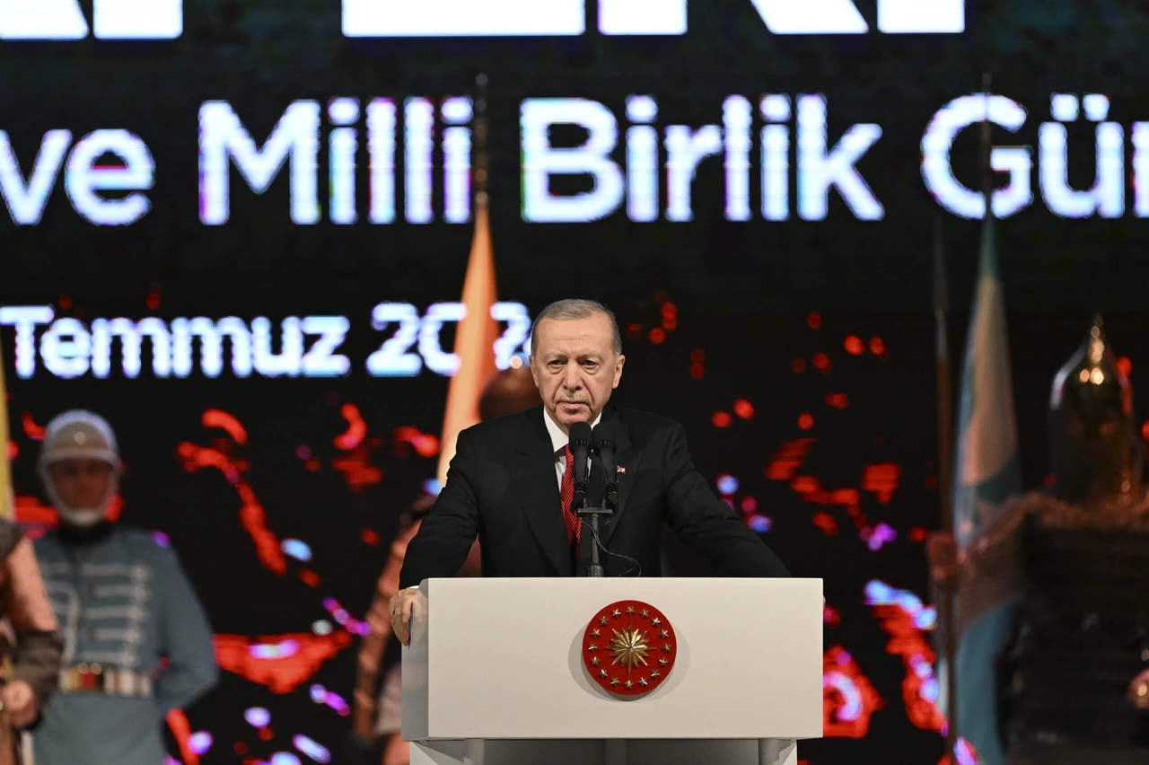 Erdogan condemns FETO in 15 July Democracy and National Unity Day speech