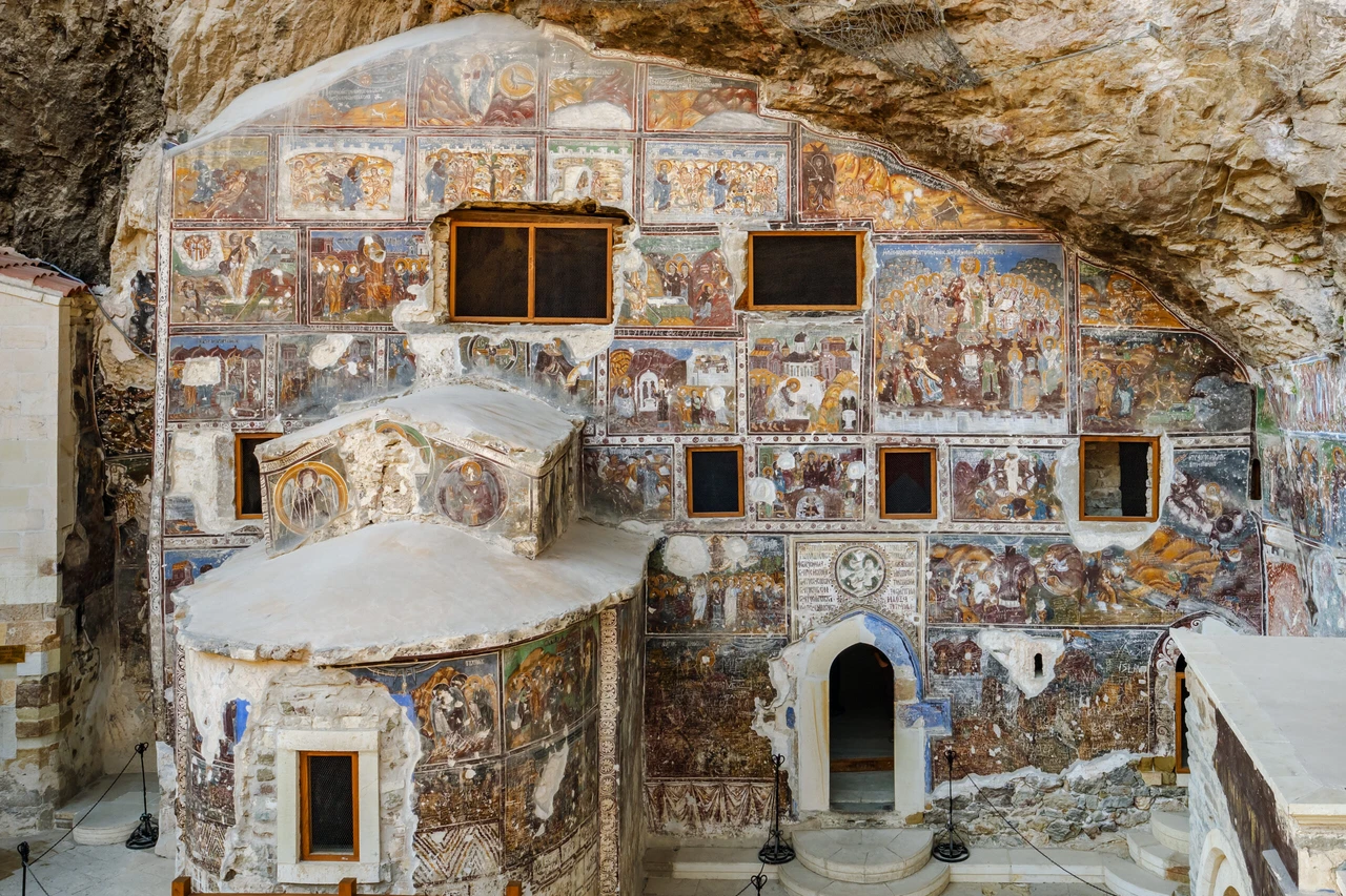 Minister of Culture, Tourism announces restoration of Sumela Monastery in Trabzon