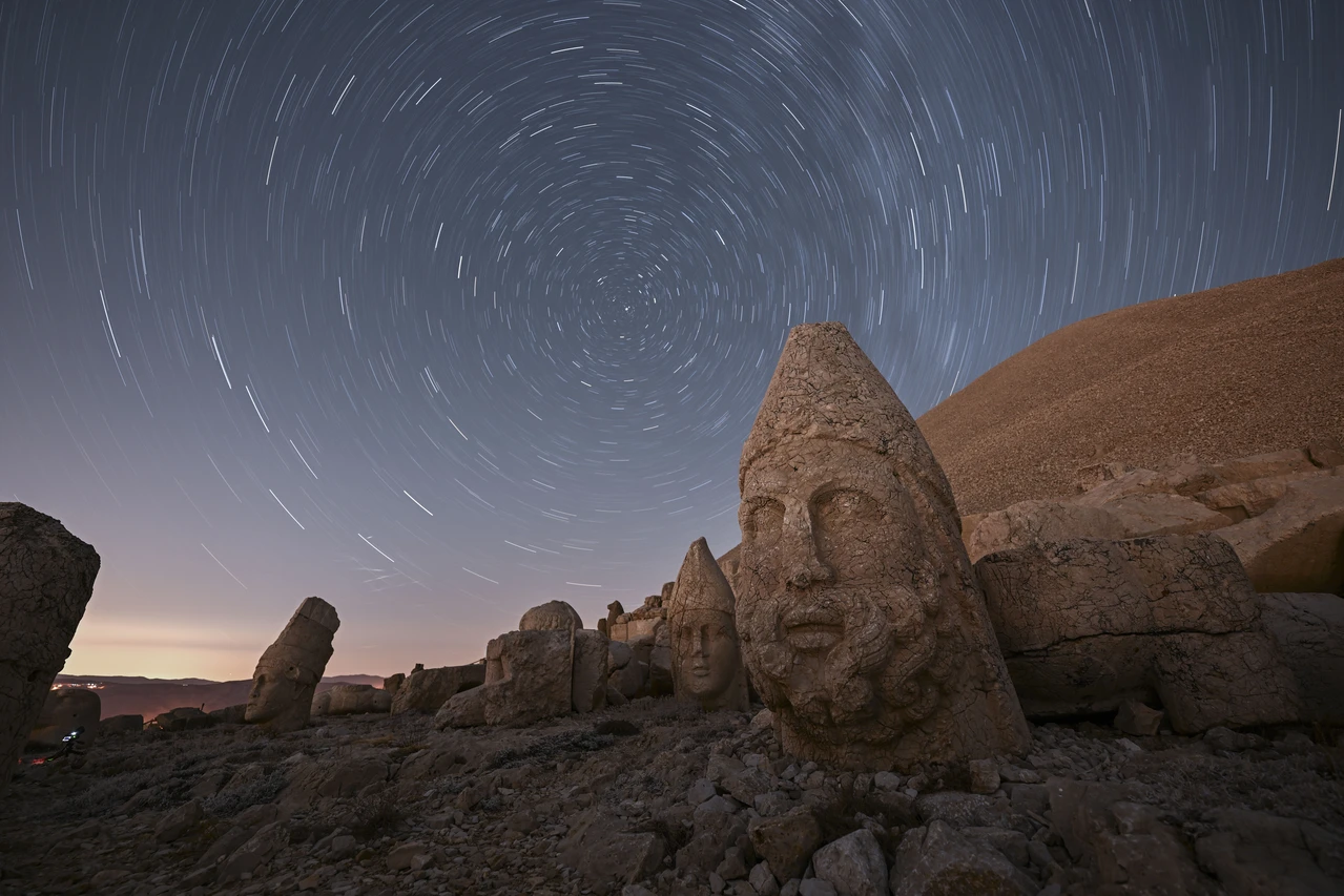 Perseid meteor shower observed in Türkiye's ancient cities