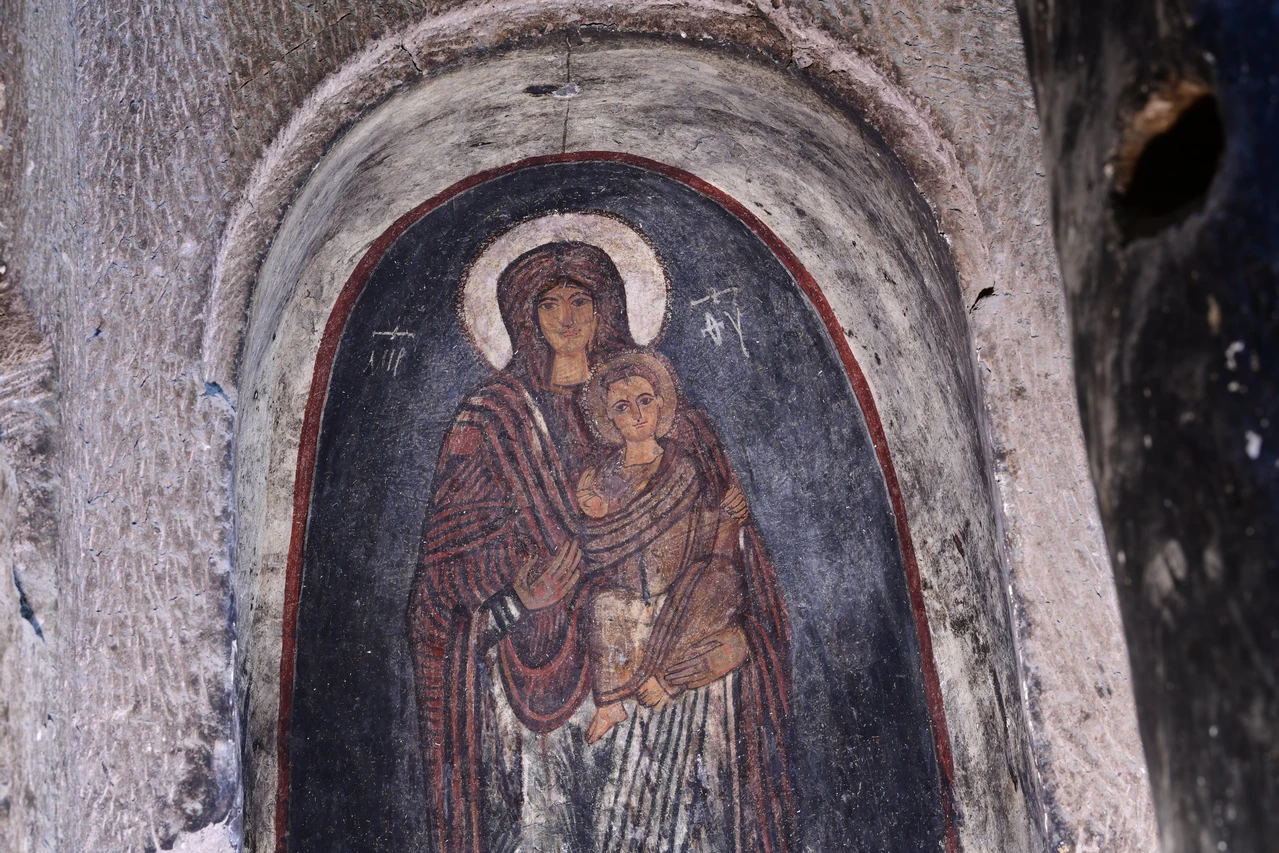 Türkiye's Gumusler Monastery shines with unique 'Smiling Virgin Mary' fresco