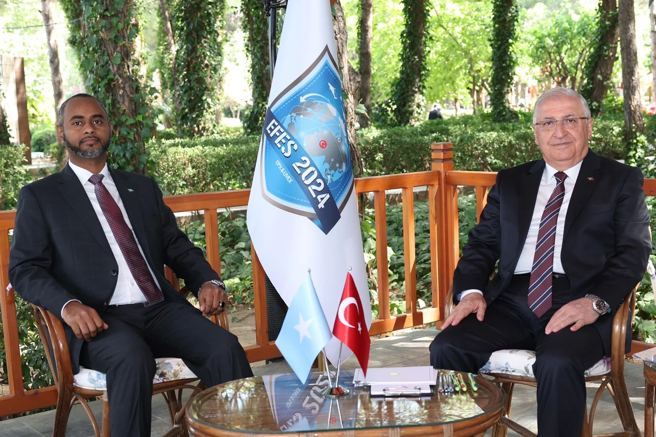 National Defense Minister Guler meets foreign delegates at EFES 2024 in Izmir