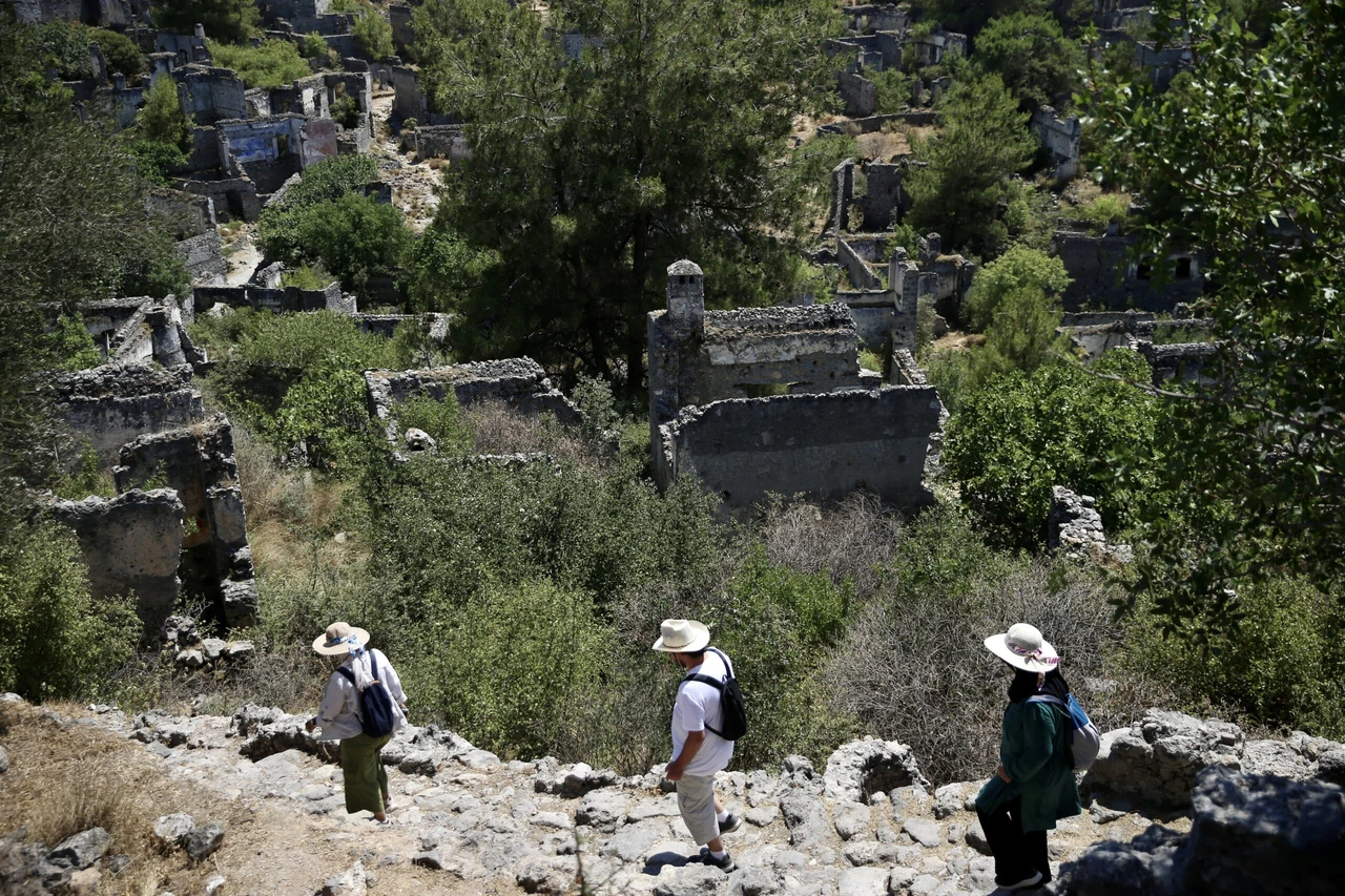 Revival of Fethiye's ghost village Kayakoy attracts thousands of tourists