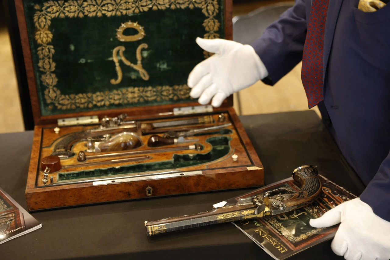 Guns from Napoleon's suicide attempt fetch millions at auction