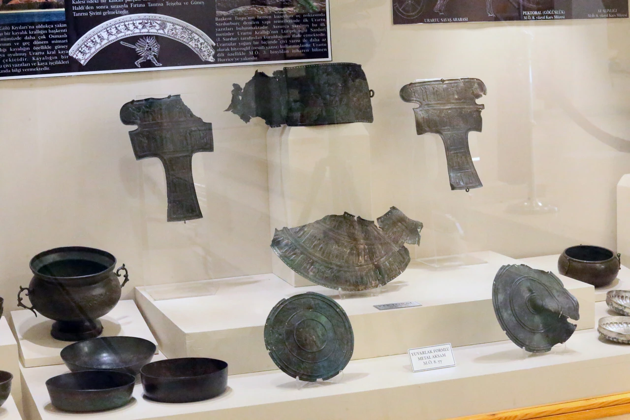 Ancient Urartian treasures rescued from smugglers now on display in Kars, Turkiye