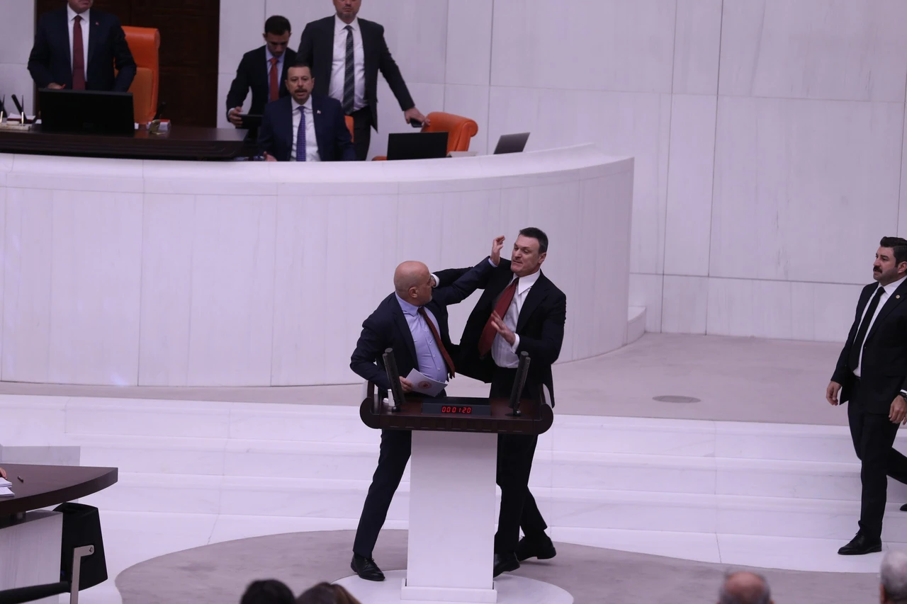 Turkish Parliament erupts in bloodshed: Historic brawls, fatal fights