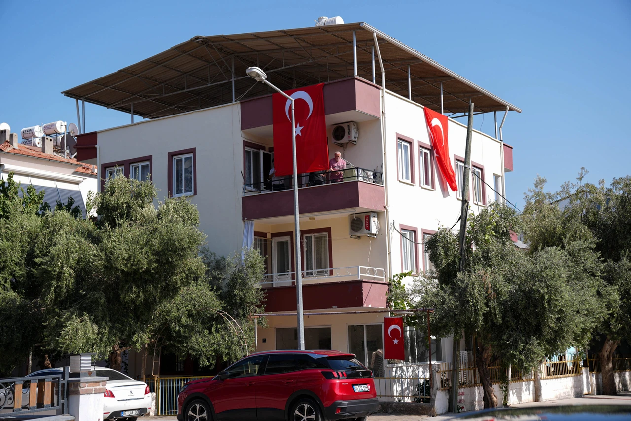 Flags in Türkiye's Aydin honor Turkish- American activist Eygi killed by Israeli forces