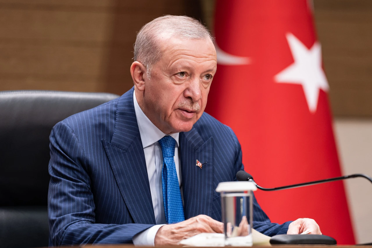 Turkish President Erdogan holds press conference before departing for New York