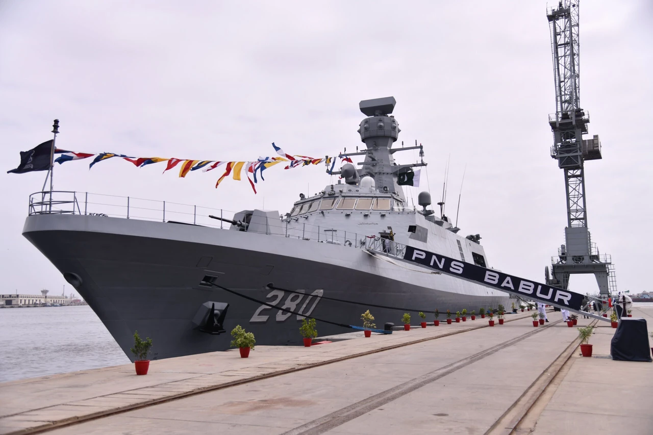 Türkiye's PNS Babur Corvette joins Pakistan Navy