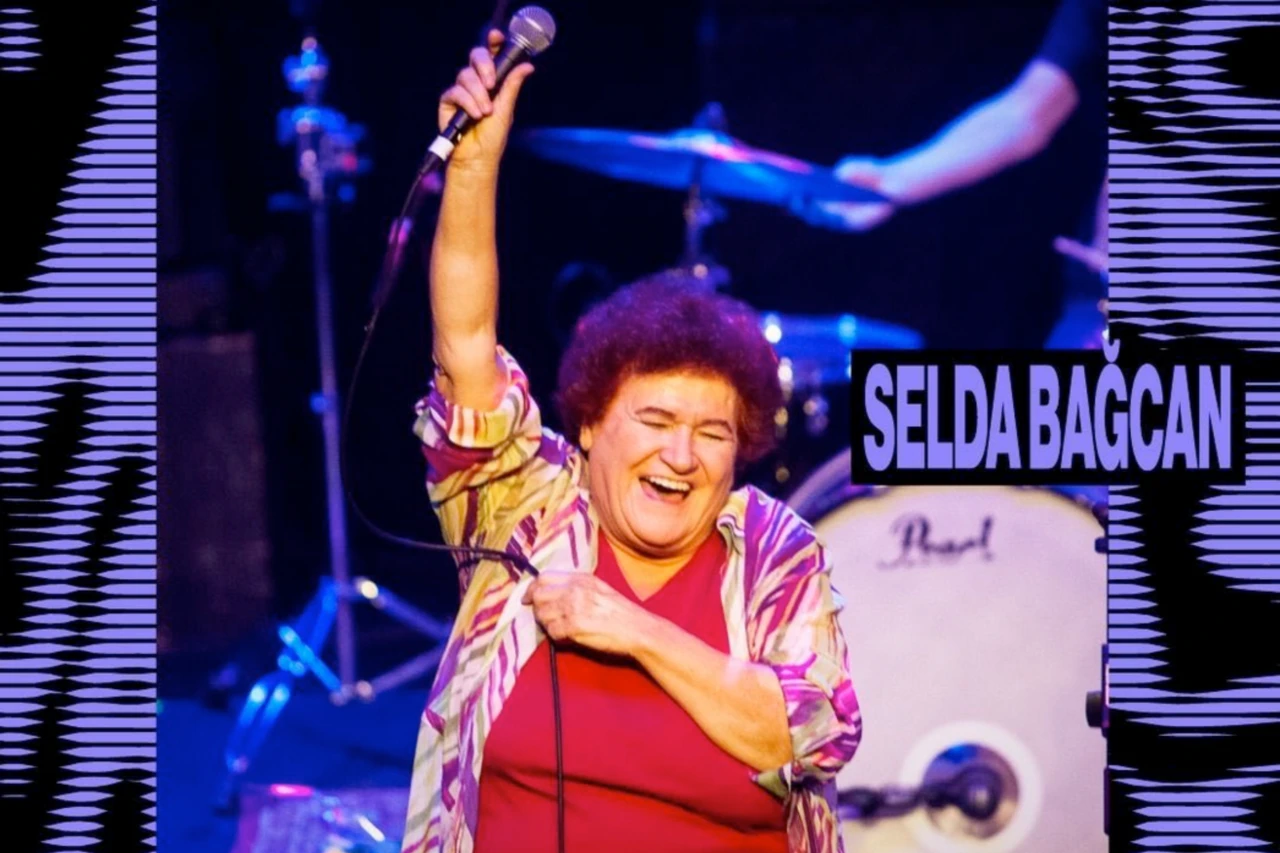 A poster for Selda Bagcan's concert in Genk, Belgium