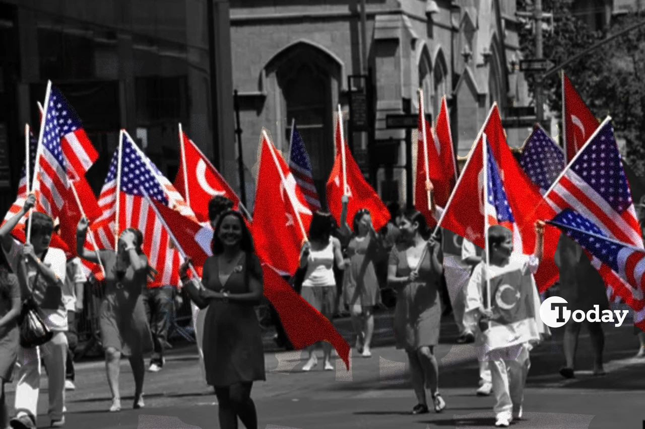 Turkish American parade in the US in January 2016.