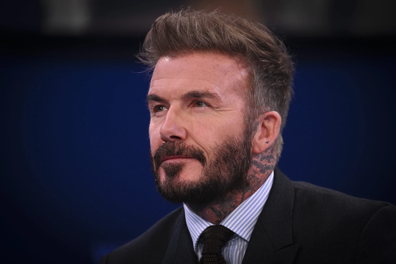 Renowned football star David Beckham visits Istanbul with son Romeo