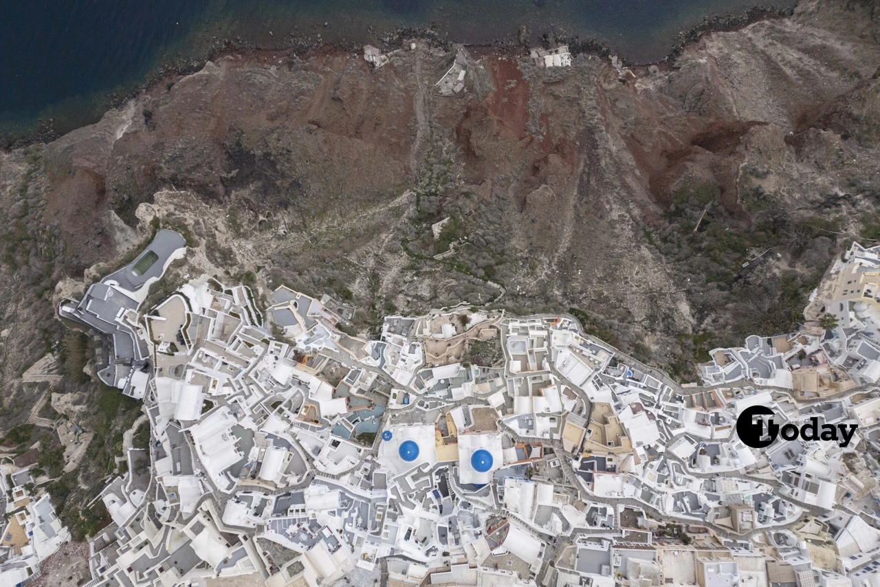 Santorini’s seismic struggle in photos: Life in ghost island amid earthquake fears