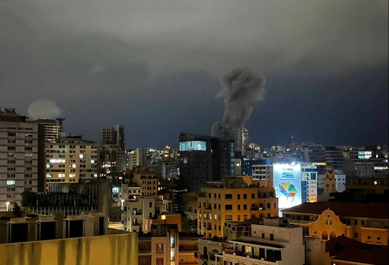 Israeli airstrikes target non-Hezbollah neighborhood in central Beirut