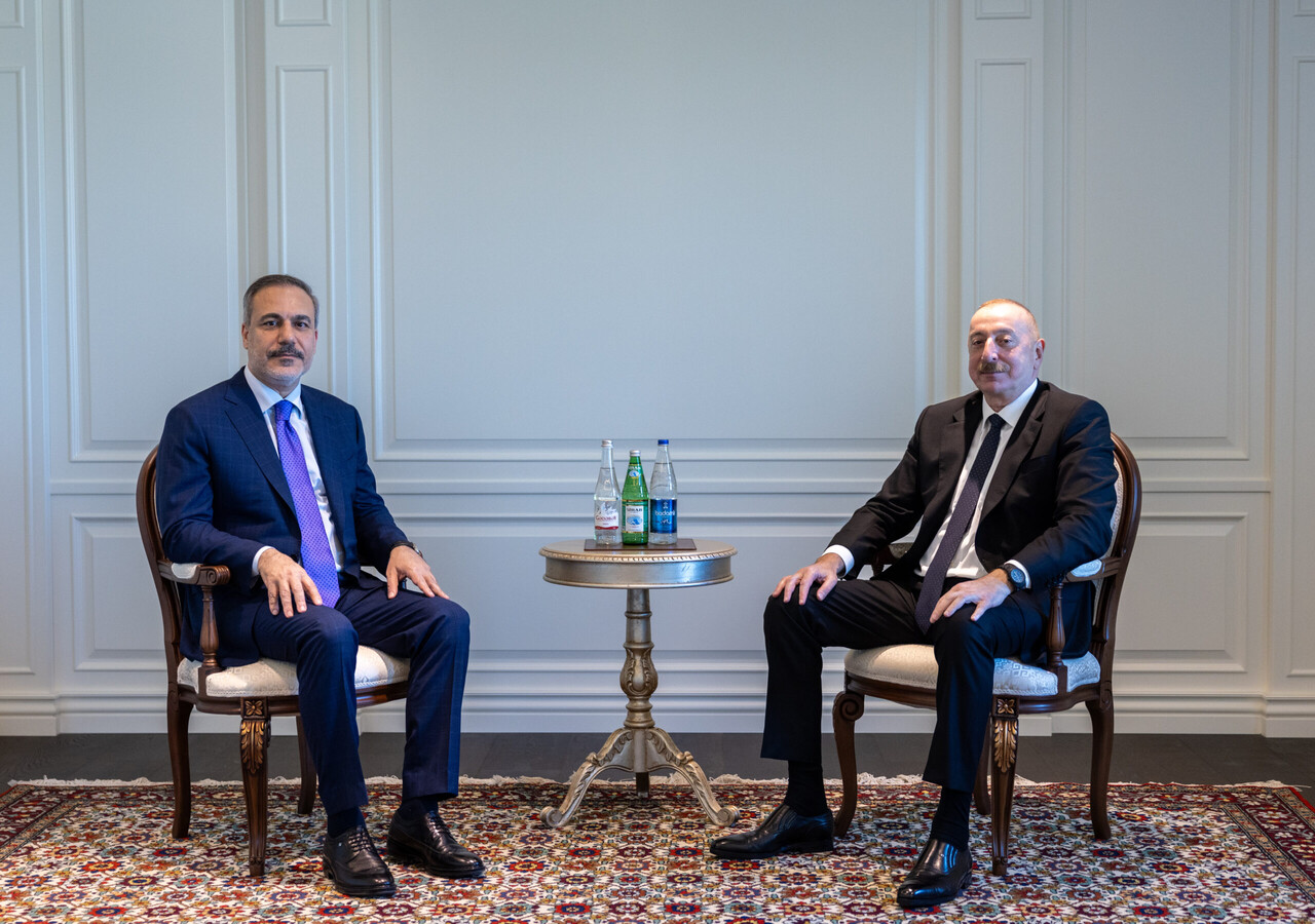Foreign Minister Fidan meets with Azerbaijani President in Shusha
