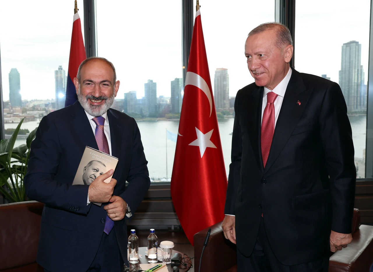 Erdogan and Pashinyan discuss normalization efforts in New York meeting