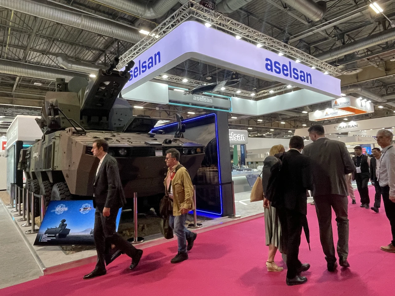 Aselsan unveils wheeled version of Korkut air defense system at Eurosatory 2024