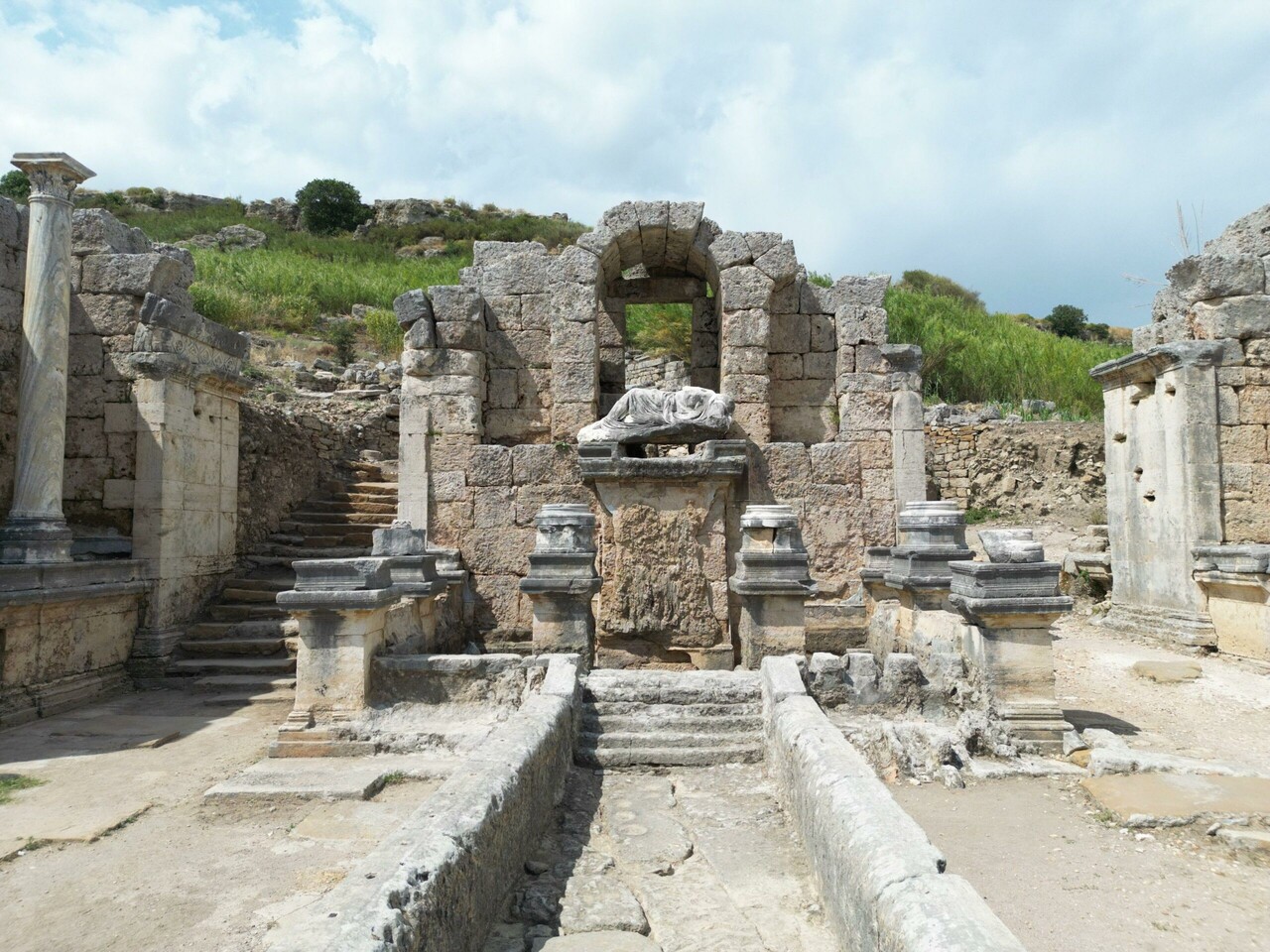 After 1,800 years, water flows once more in ancient Anatolian fountain