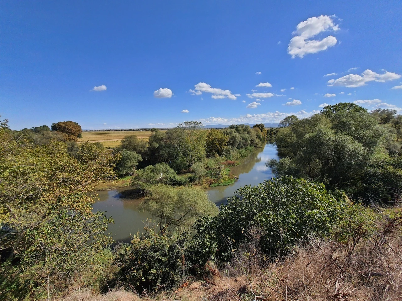 The Granikos River, near the Granikos Battlefield, one of Alexander the Great's most important battles, Canakkale, Türkiye, December 18, 2024. (IHA Photo)