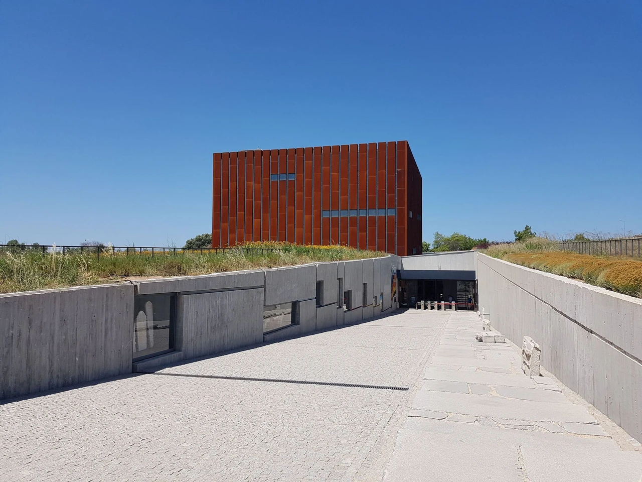 Entryway to the Museum of Troy.