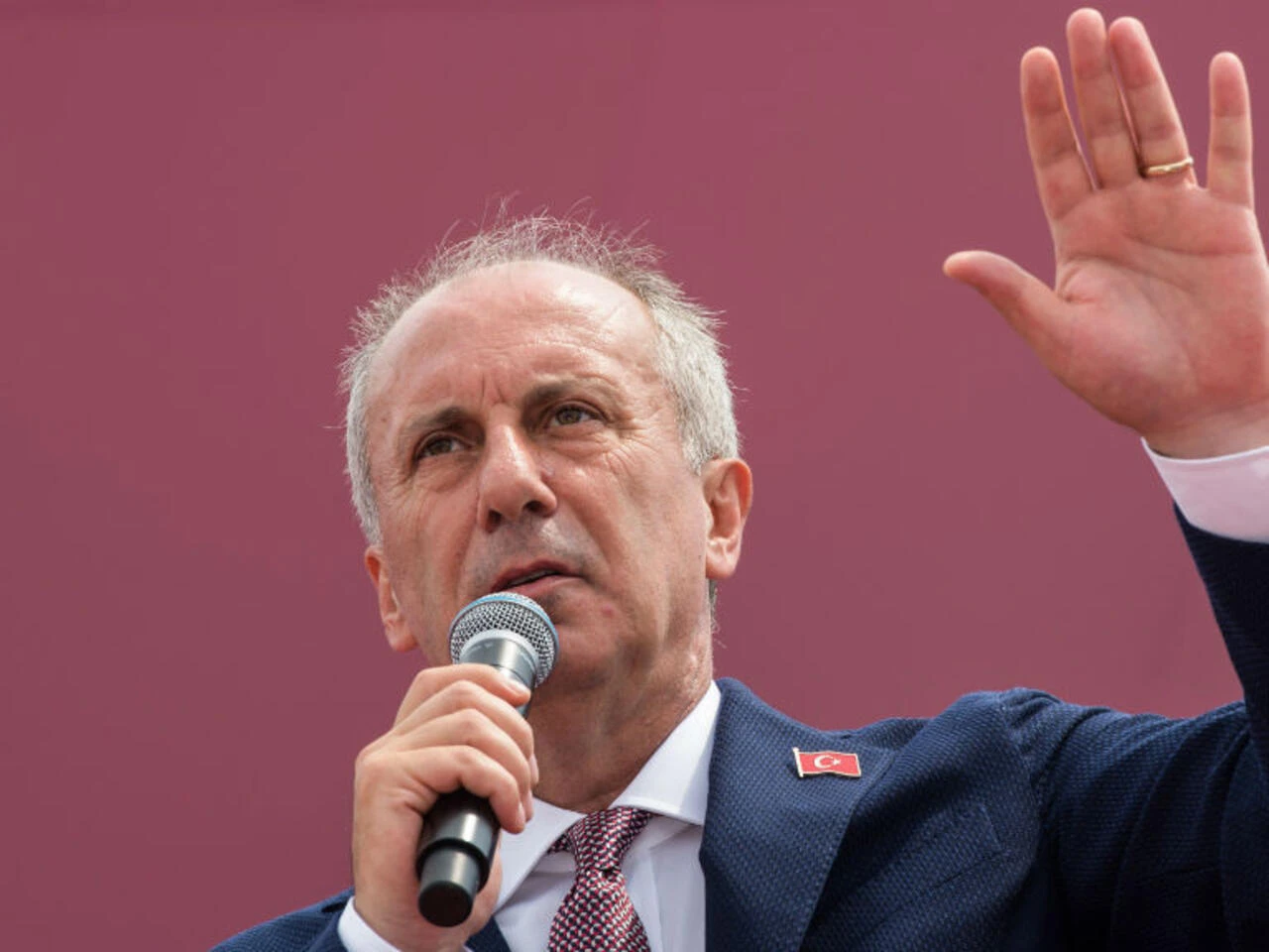 Türkiye's Memleket (Homeland) Party leader Muharrem Ince