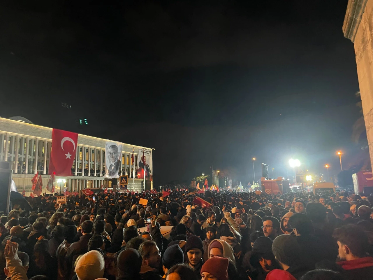 Opposition demonstration following Istanbul Mayor Imamoglu's detainment