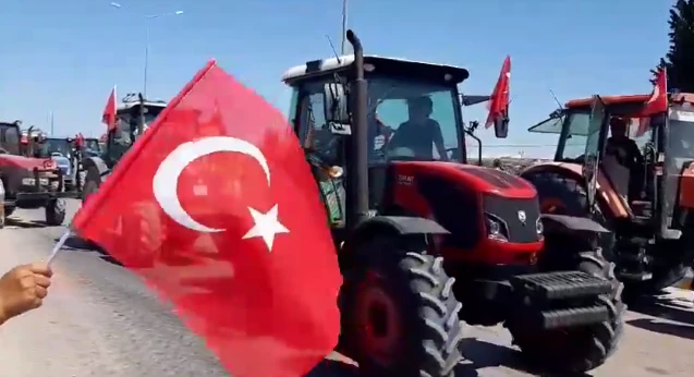 Farmers in Bandirma protest falling prices amid rising costs