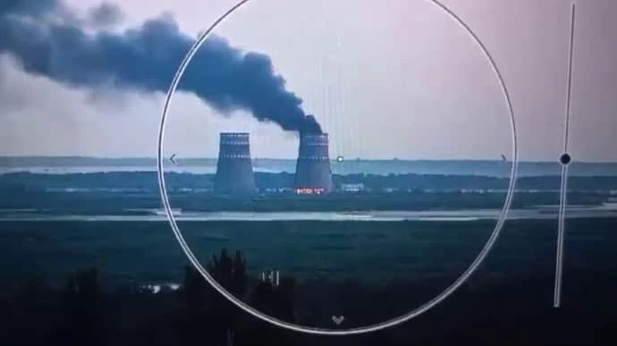 Russian forces set fire to EU’s largest nuclear power plant in Ukraine