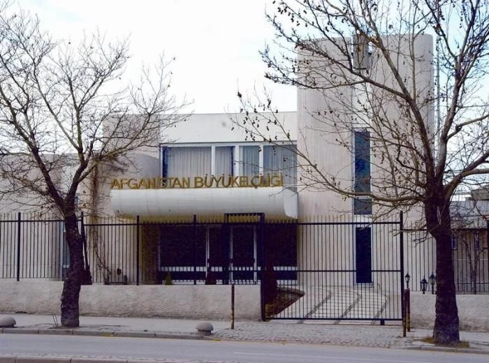 Photo shows Afghanistan’s embassy in Ankara.