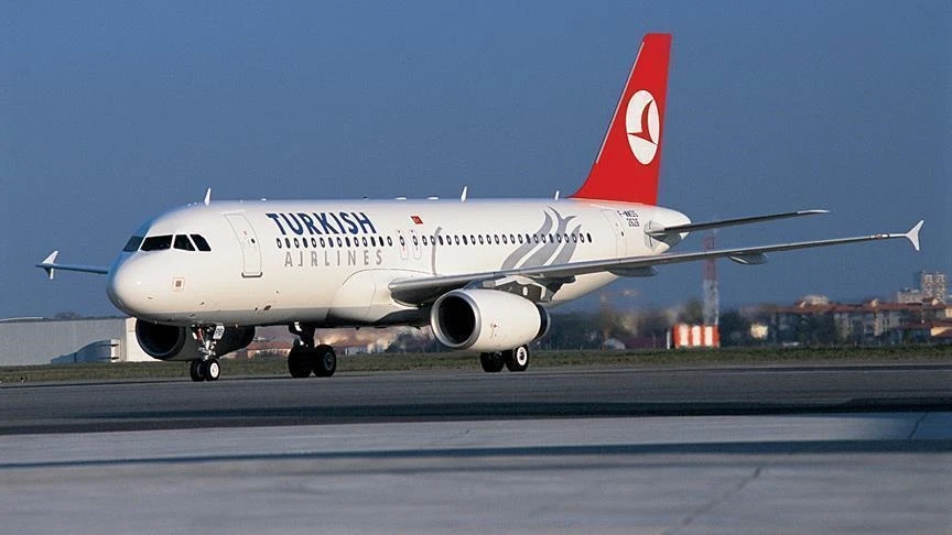 A Turkish Airlines Airbus aircraft