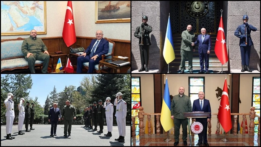 Turkish Defense Minister Guler meets with Ukrainian counterpart