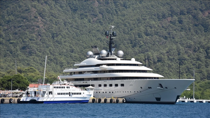 Marmaris' blue bays host million-dollar mega yachts