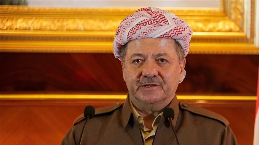 N. Iraq's ruling KDP leader Barzani voices support for Türkiye’s peace process