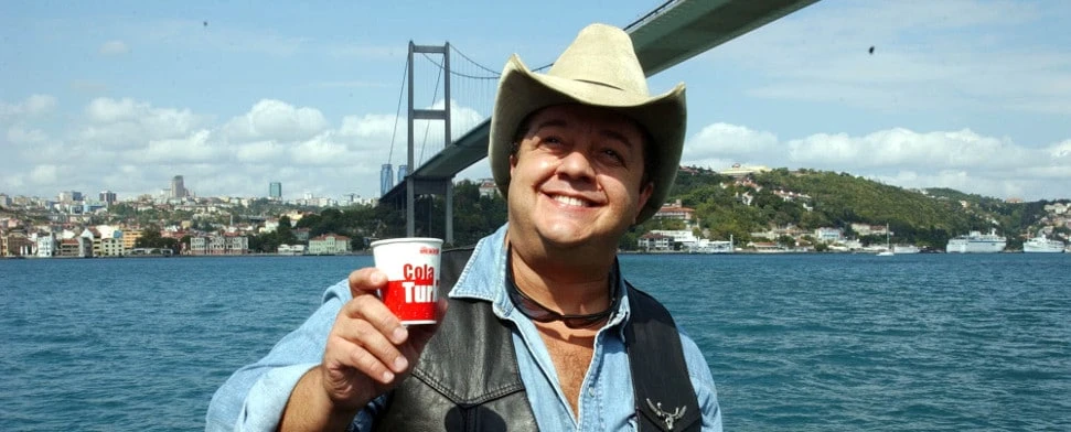 A frame from a Cola Turka commercial shoot, 2015. (Photo via Wikimedia)