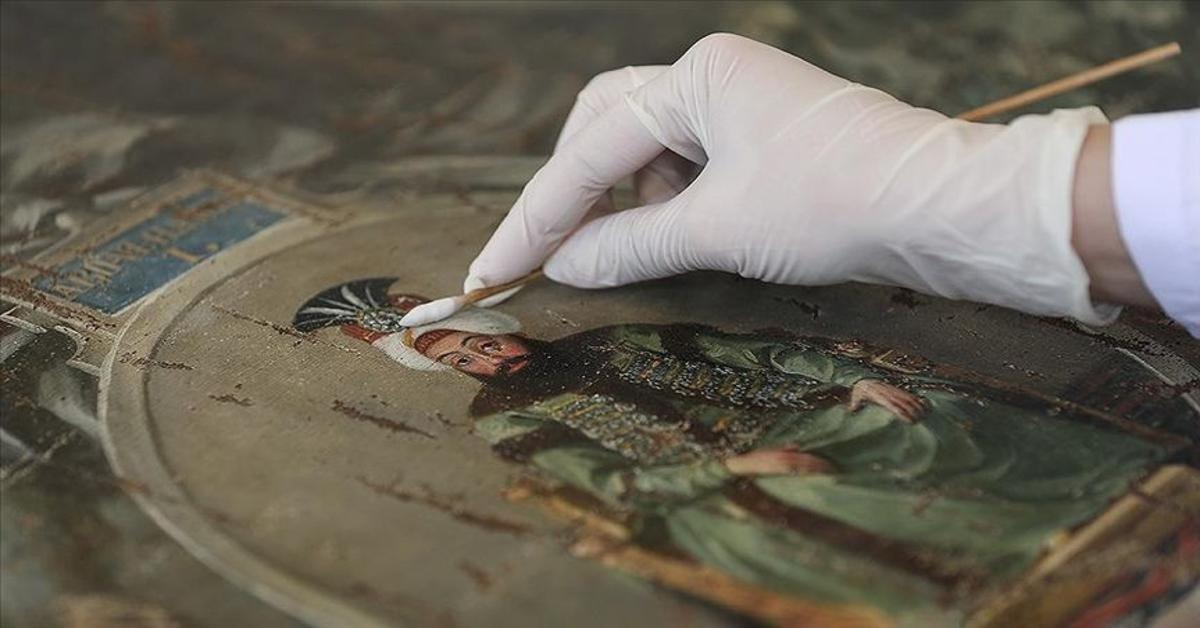 National Palaces workshop restores 'Genealogy' painting