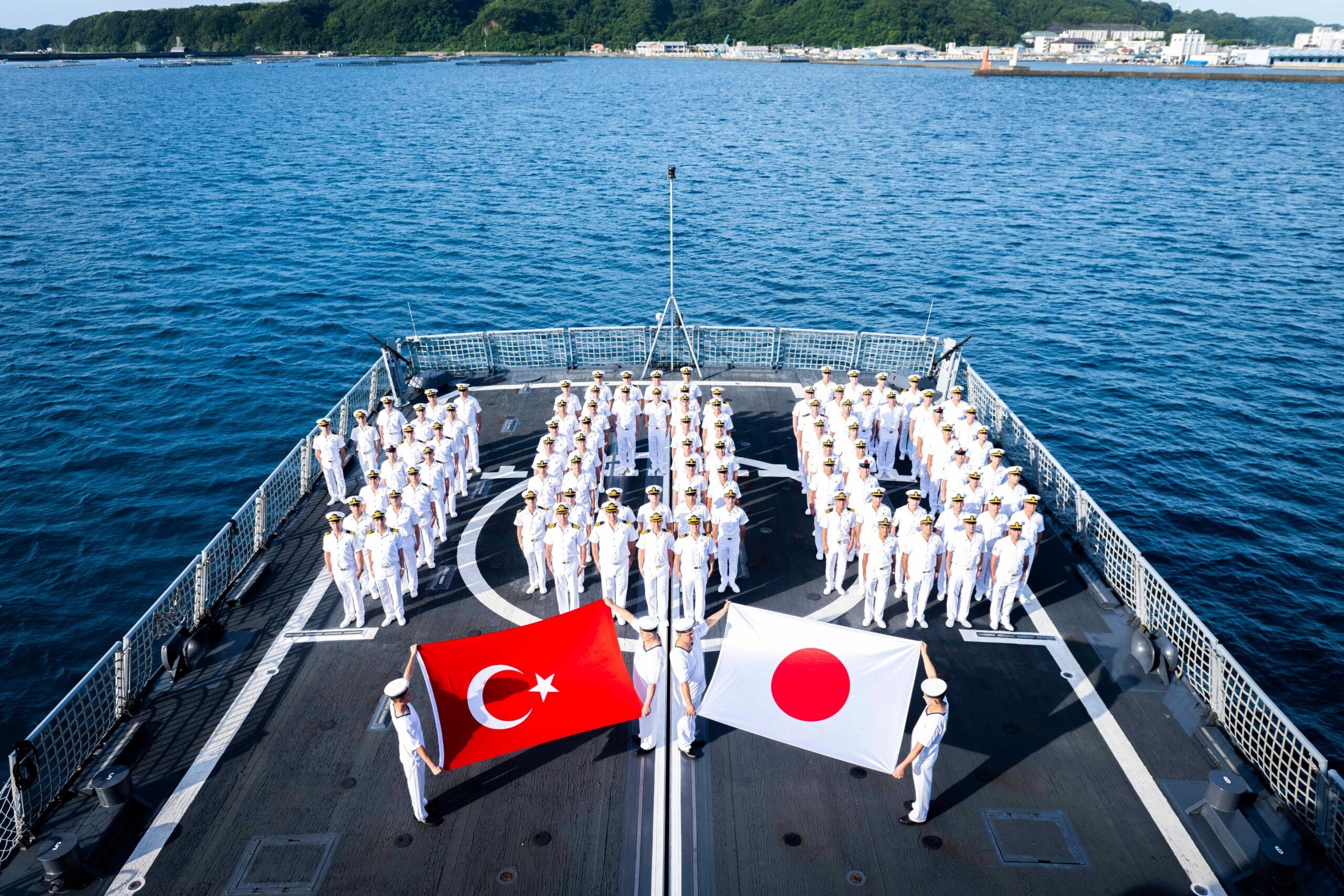 TCG Kinaliada Corvette docks in Kushimoto, marking 100 years of Türkiye-Japan ties