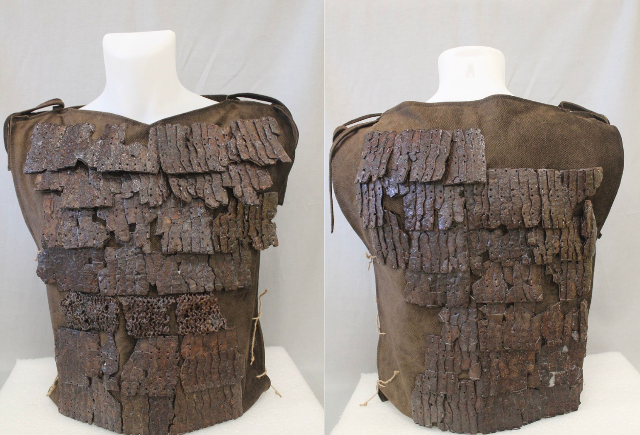 Turkish experts unveil 1,500-year-old Roman armor after restoration