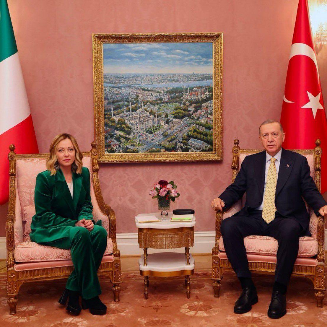 Italian PM meets with President Erdogan