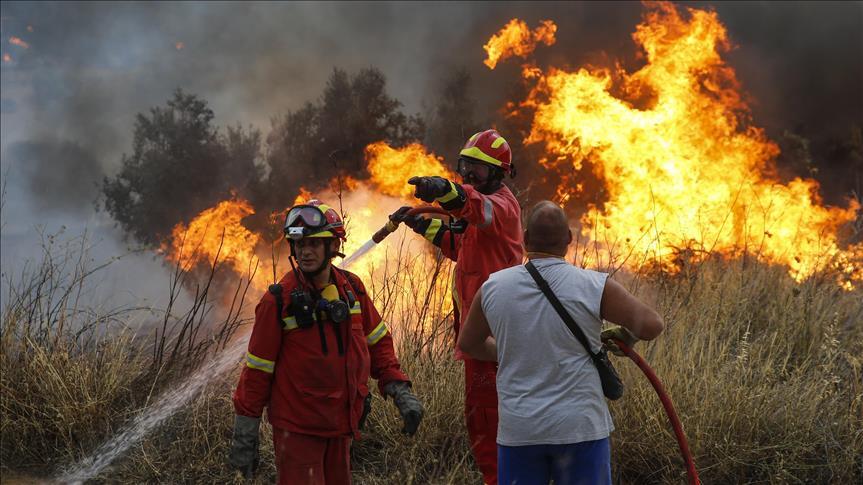 66 fires in Greece in the past 24 hours