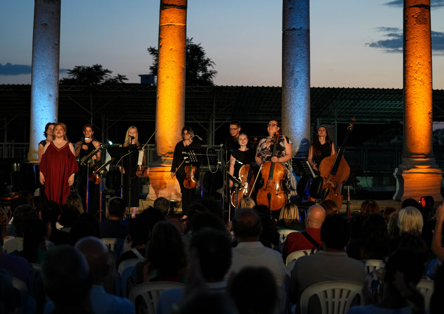 Camerata Balcanica Ensemble enchants at Izmir Agora ruins