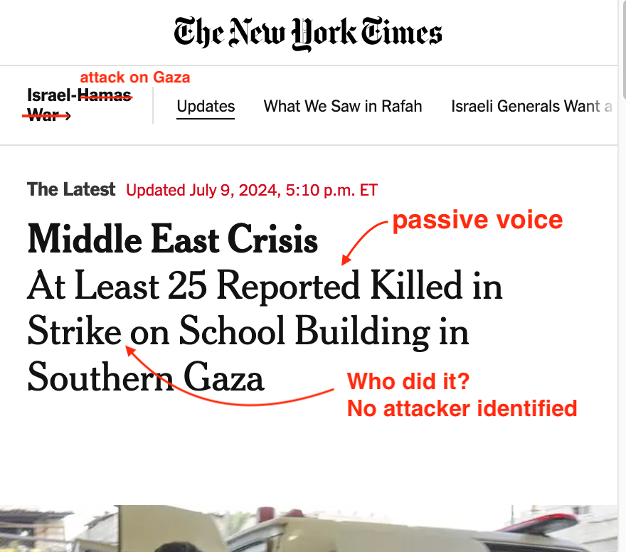 Western media bias? Closer look at NYT's reporting on Gaza and Ukraine attacks