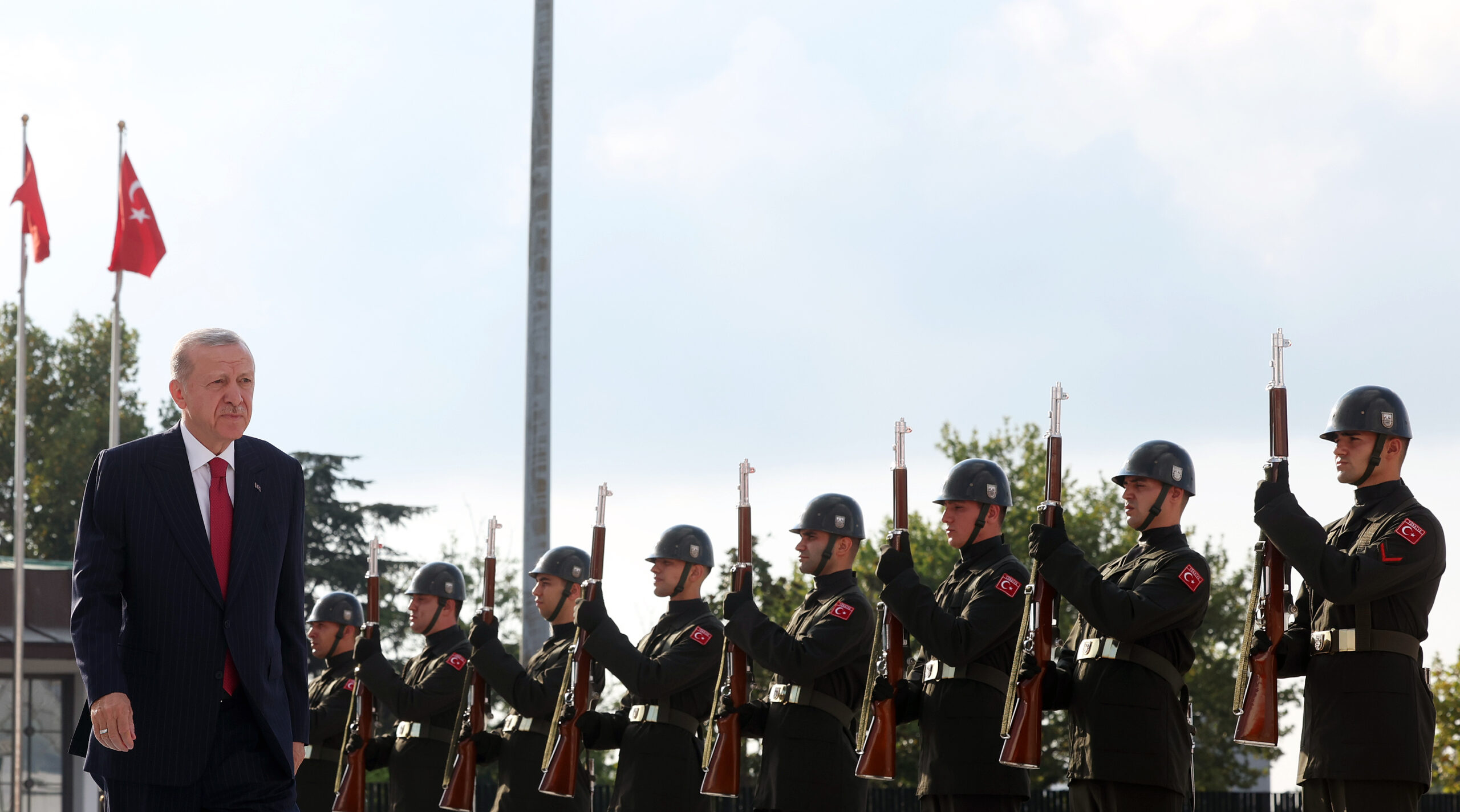 Erdogan lands in Turkish Cyprus's Nicosia for 50th Peace Operation celebration